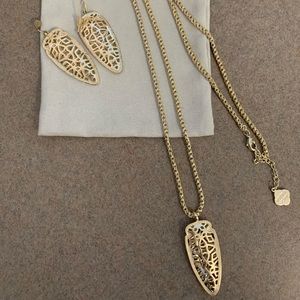 Kendra Scott Neckace and Earring Set